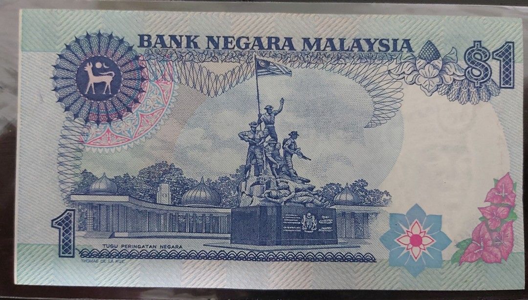 Error Malaysia one ringgit 6th series error note, Hobbies & Toys ...