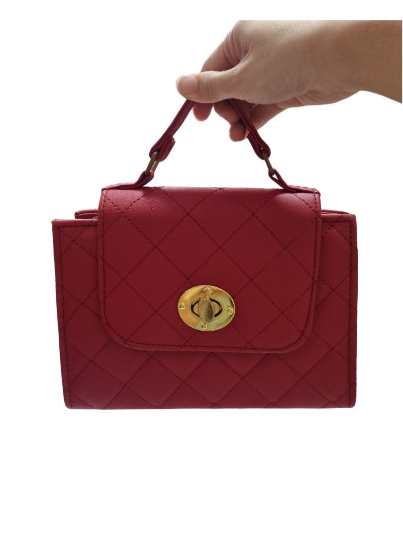 Maroon handbag hotsell