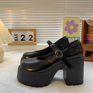 mary janes lolita school heels/loafers