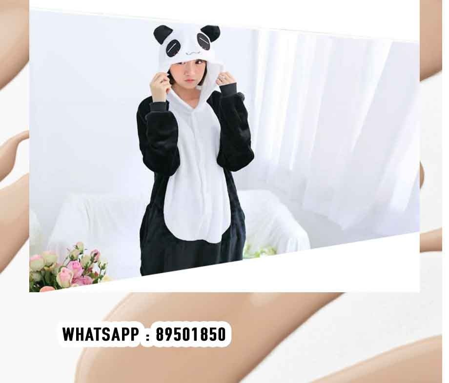 Matching panda 2025 onesies