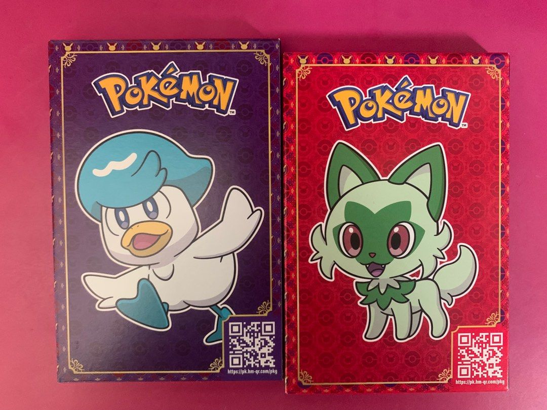 McDonald Pokemon Card (Sprigatitio A | Quaxly B), Hobbies & Toys, Toys &  Games on Carousell