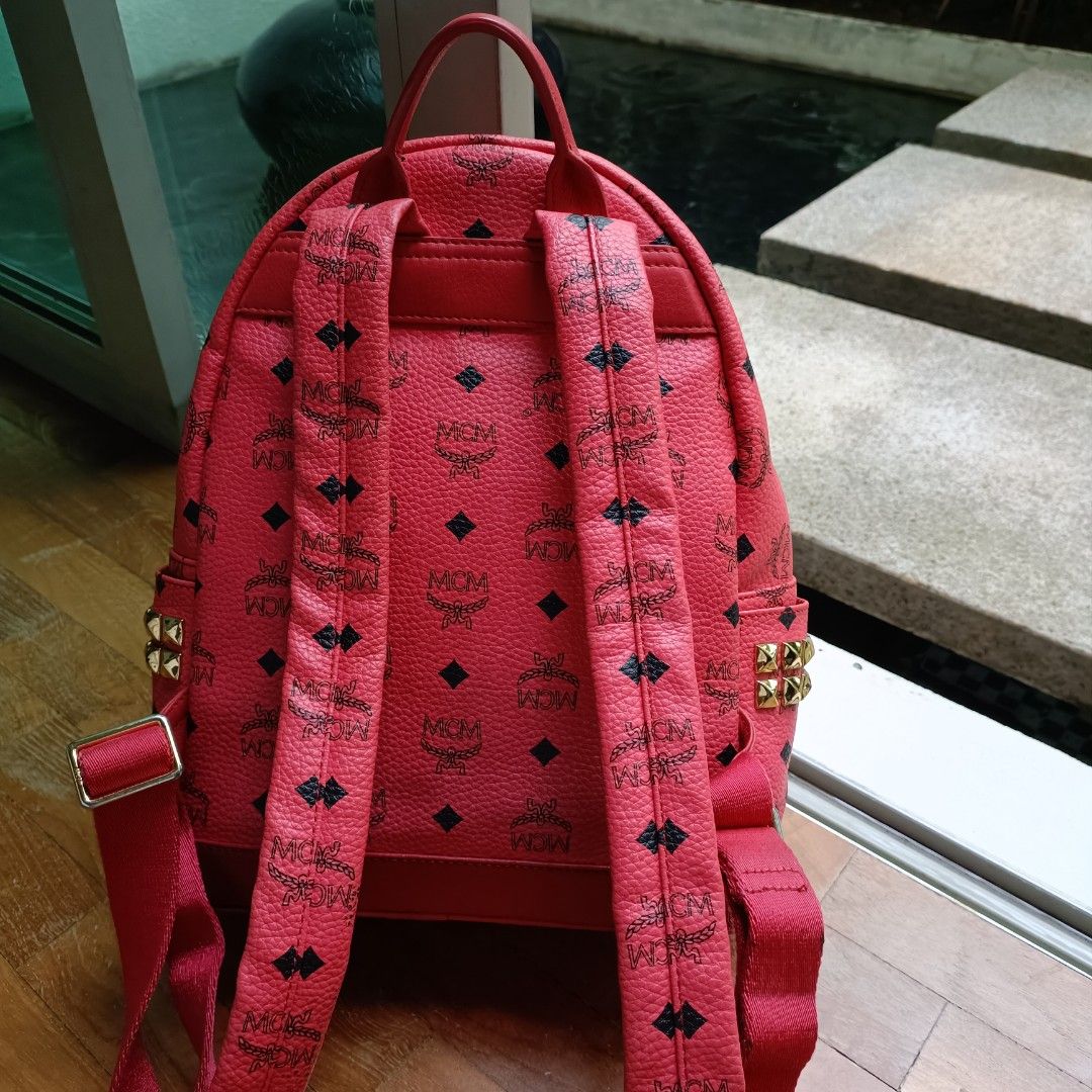MCM Backpack Dark Pink