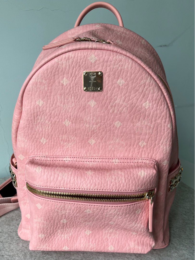 MCM big pink backpack