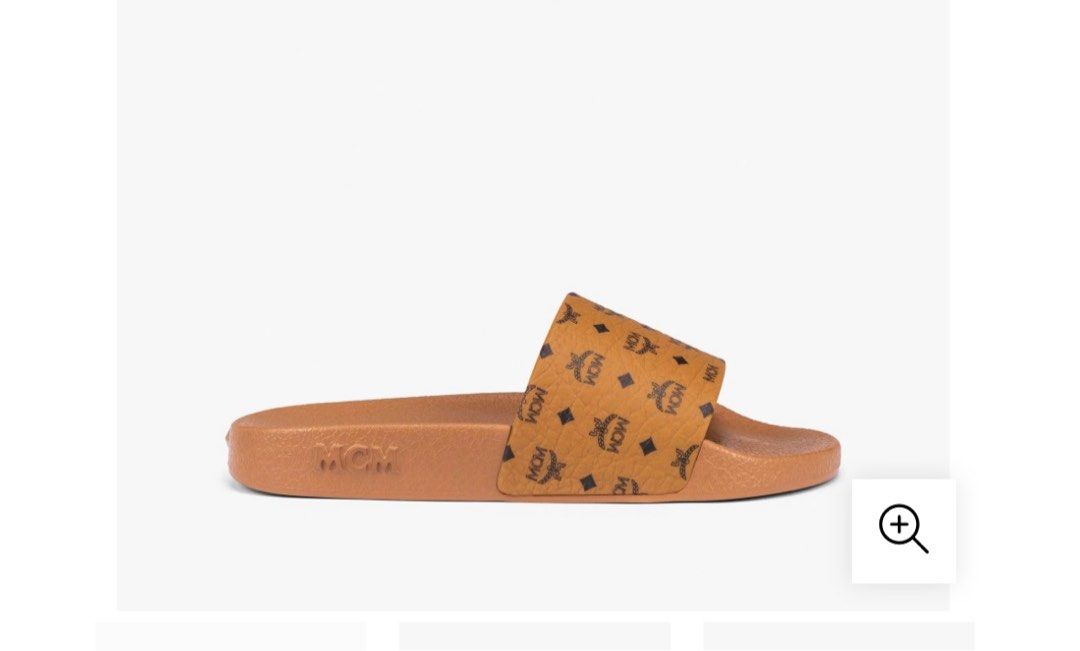 MCM Woman Monogram Print Rubber slides Women s Fashion Footwear
