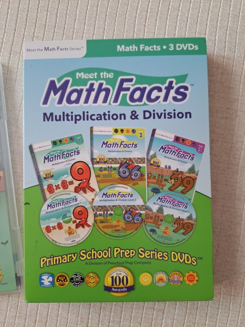 Hobbies　2,　Math　1,　Meet　CDs　Media,　DVDs　the　3,　Facts　Toys,　Level　Music　on　Carousell