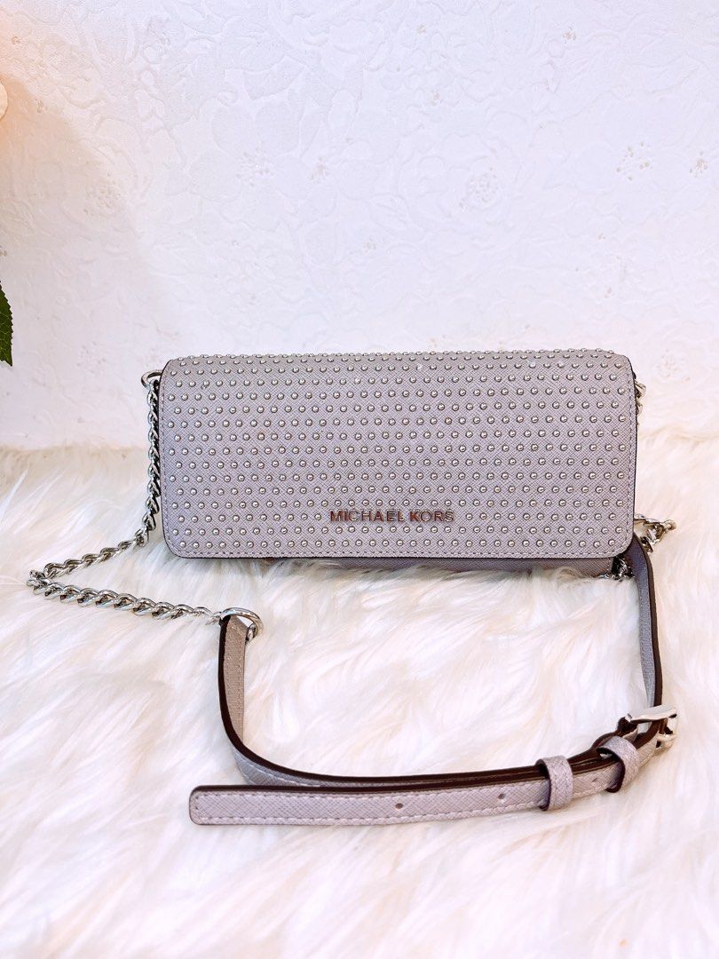 Michael Kors micro stud wallet on chain crossbody