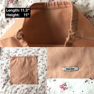 Miu miu dustbag