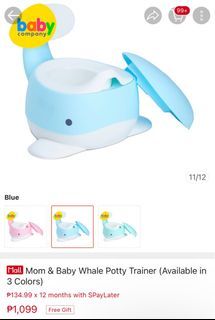 Mom & Baby Whale Potty Trainer