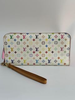 Louis Vuitton White Multicolor Monogram Trifold Wallet – Amarcord
