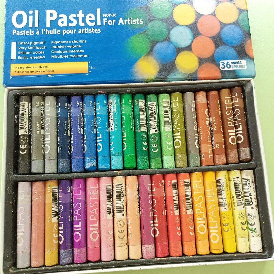 MUNGYO 36 Colours Oil Pastel Painting Set for Art Drawing