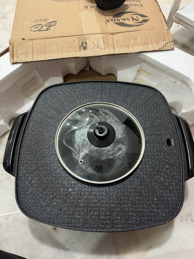 Nakada Electric BBQ Grill & Steamboat Pot, TV & Home Appliances