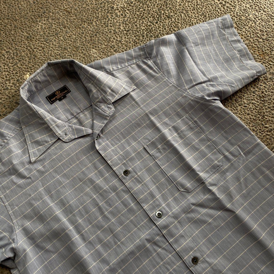 Napoleon Club Striped Polo (Category: Tshirts & Polo Shirts ) located in Pakil. Submitted by sicko.stuff_ (Listing ID 1263475124, Image 3). Description: Tagged M fits L Width: 20 Length: 28 Condition: Great, pinhole present.