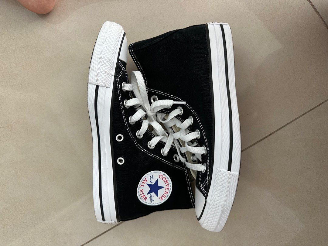 Negotiable Black High Cut Converse Chuck Taylor