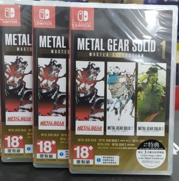 NEW AND SEALED Nintendo Switch Game Metal Gear Solid Master
