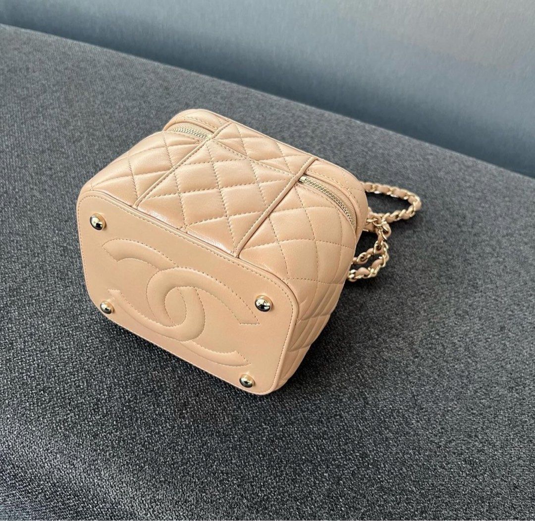 New Chanel Timeless Flap Top Handle Lambskin 23P Black / Pink Lghw, Luxury,  Bags & Wallets on Carousell
