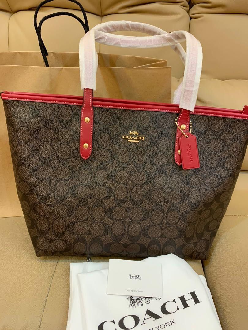 Original Coach Tote Bag 58292, Luxury, Bags & Wallets on Carousell