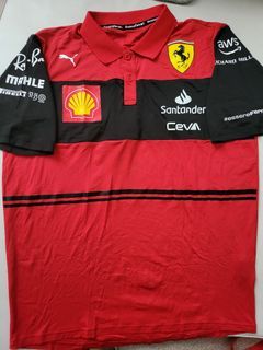 New Puma x Ferrari F1 Team Issue Polo Shirt Size M