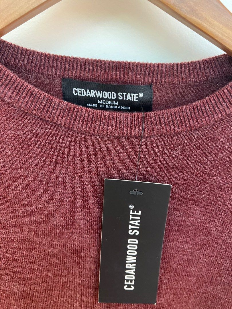 New sweater Cedarwood State, Men's Fashion, Tops & Sets, Tshirts & Polo