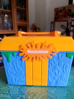 Spongebob Squarepants Tin Lunch Box Nickelodeon 2001 