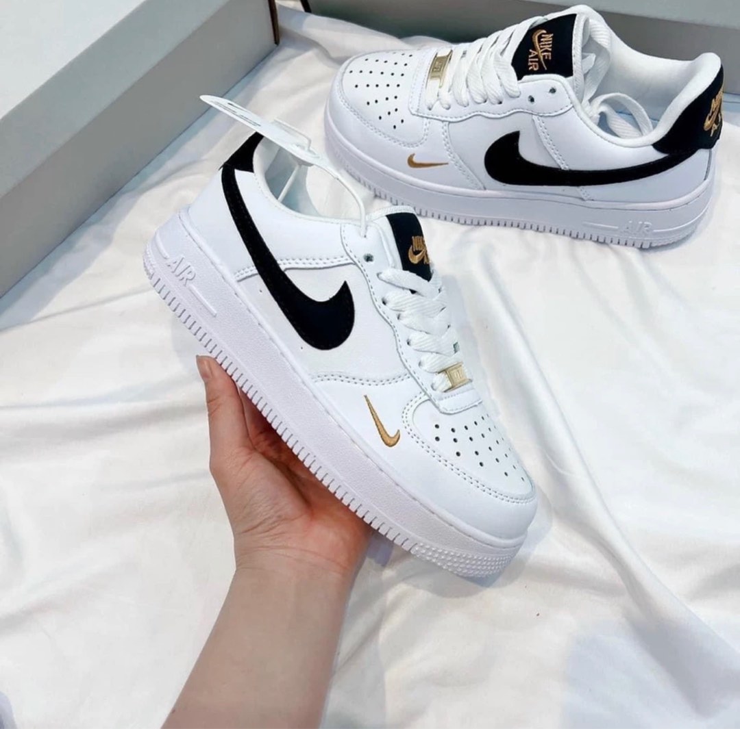 Nike Air Force 1 White Black Gold CZ0270-102