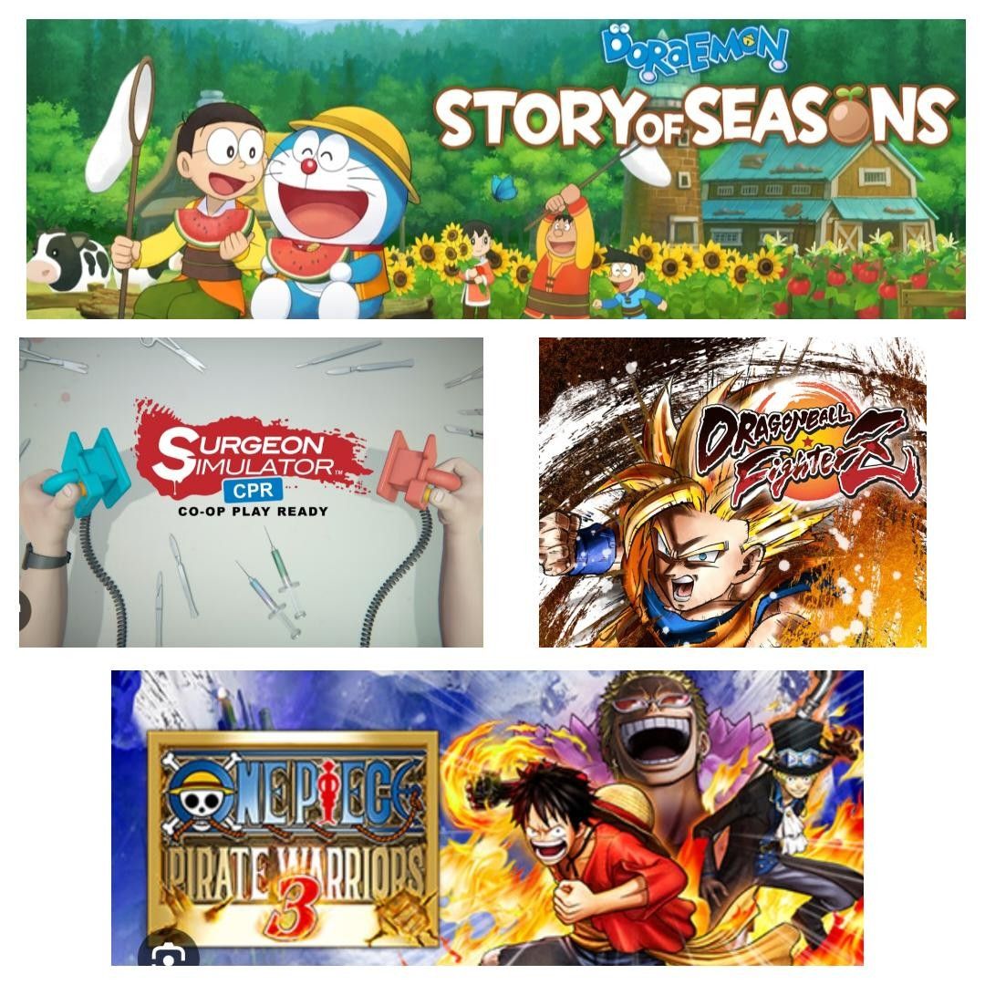 Nintendo Account Games Doraemon Story Of Seasons, Onepiece, Dragonball,  Surgeon