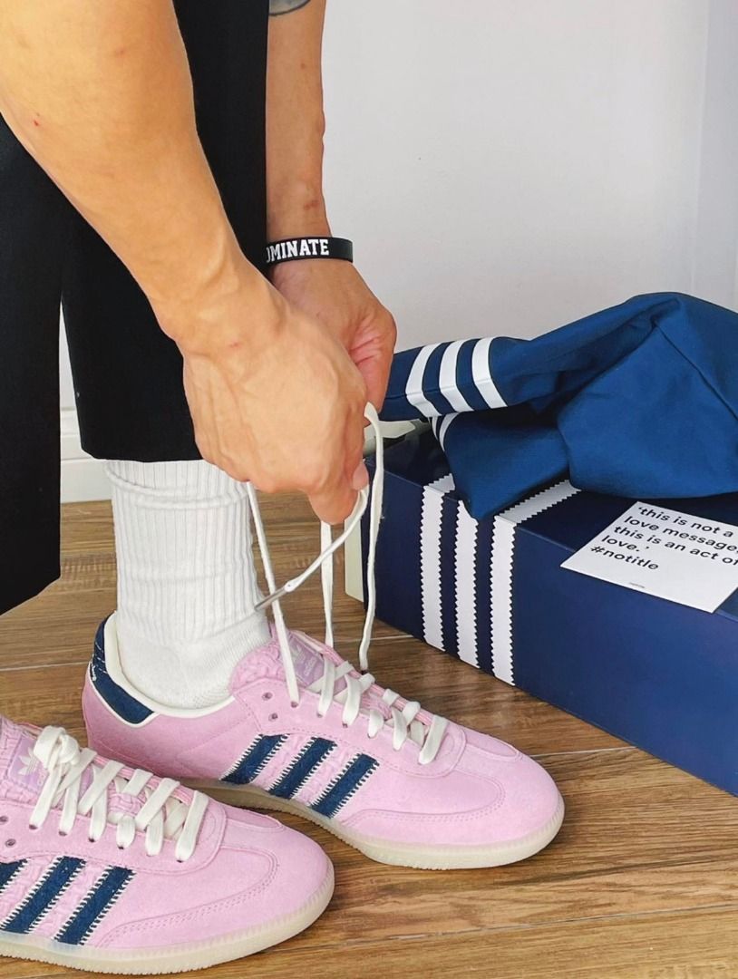 adidas gazelle silver green womens Adidas Samba OG Notitle Pink – LOCKERSTREET main image 1