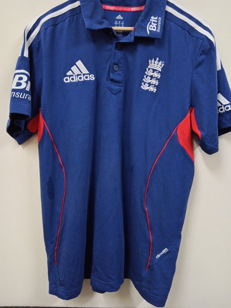 Adidas 2016 england cricket replica mens polo shirt sale