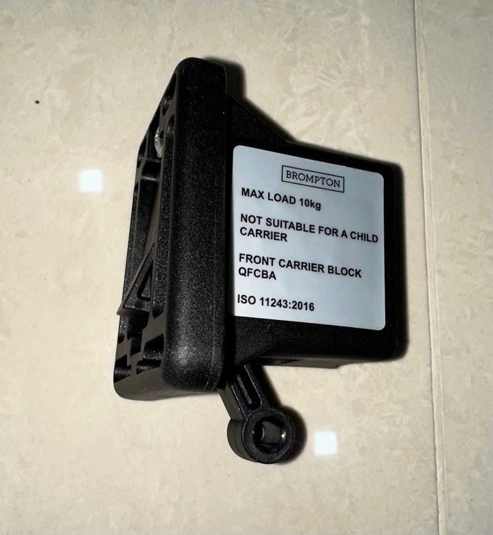 Brompton Block Original Brompton Front Block, Sports Equipment, Bicycles & Parts ...