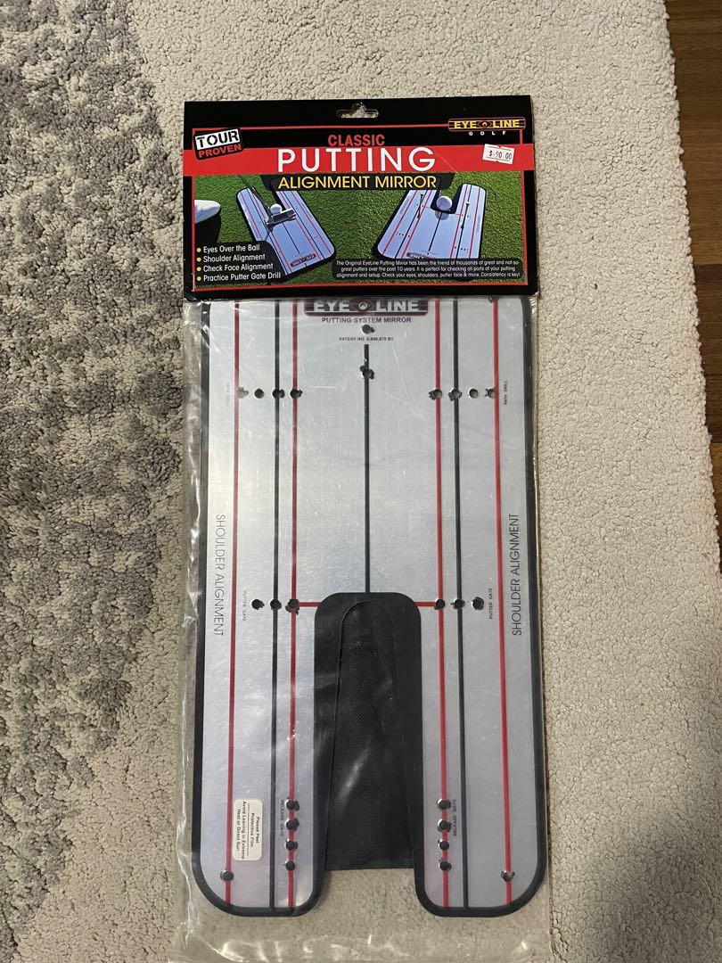 Original Eye-Line Putting Alignment Mirror, Sports Equipment, Sports ...