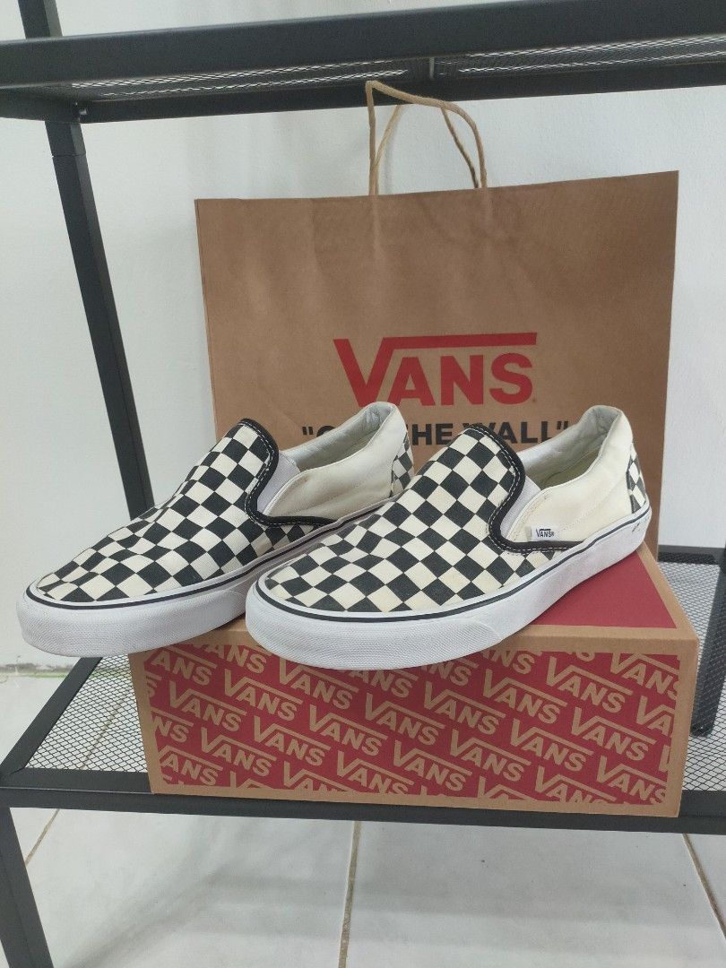 Vans slip on checkerboard original deals