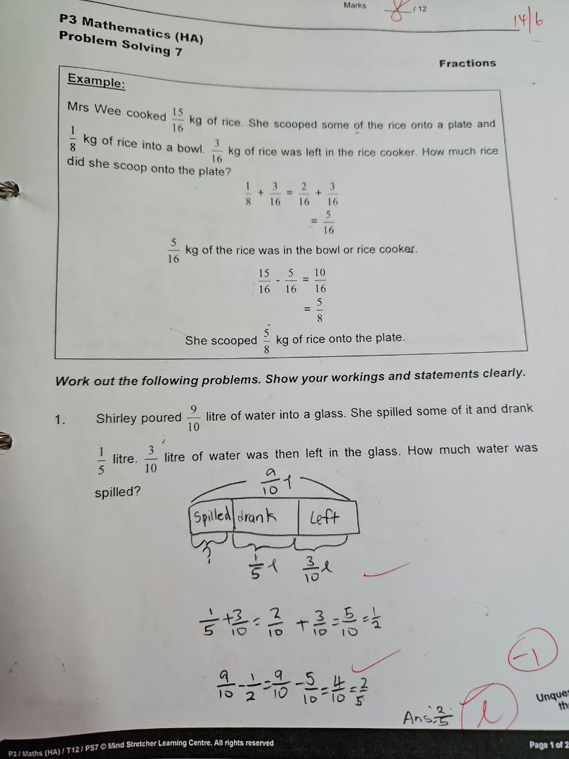 P3 MS math notes (Category: Assessment Books) located in Singapore. Submitted by patshavi (Listing ID 1263375557, Image 2). Description: .