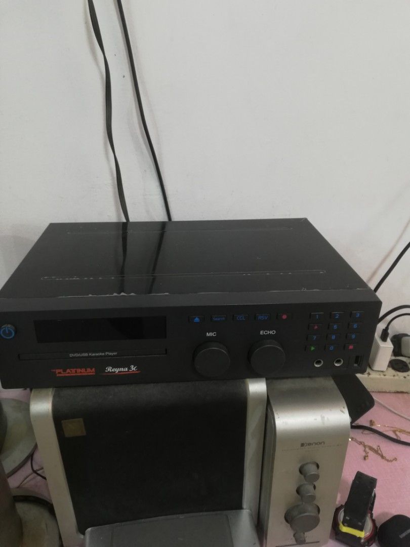 Paltinum reyna 3c (Category: Other Audio Equipment) located in Quezon City. Submitted by cloudstrife30 (Listing ID 1263458587, Image 3). Description: Sunod sunod n okasyon sa mga mahilig kumanta jan ipakita mo kung sino ka.. 3k n lng firm hindi 2,900 hindi w, 999 bihira lng nagamit makinis pa sa singit mo..5,500 orig price bought month of february this year ✅Comes with mic ks5000🎤 ✅Av cable ✅Songbook📒 ✅Remote ✅Cd📀 ✅Box📦 Honest issue pangit bo