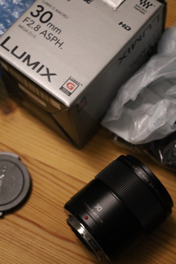 放極新日本製造Panasonic 樂聲牌微距LUMIX G MACRO 30mm/ F2.8 ASPH