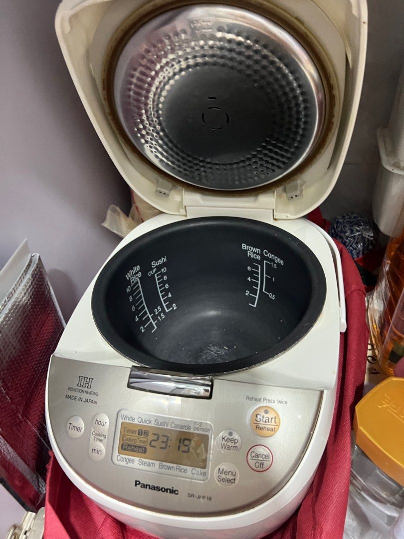 日本製Panasonic 電飯煲SRJHF18, 家庭電器, 廚房電器, 鍋具 Carousell