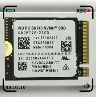 Steam Deck 256GB M.2 NVMe SSD 2230, Computers & Tech, Parts