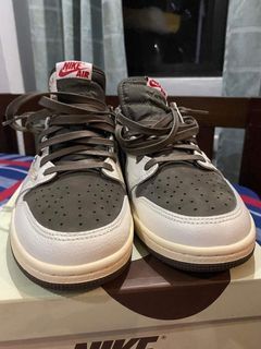 Nike air Jordan retro 1 × Louis Vuitton off white monogram sneakers,  Men's Fashion, Footwear on Carousell