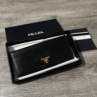 Prada Wallet on Chain Vitello Move Black 2385541