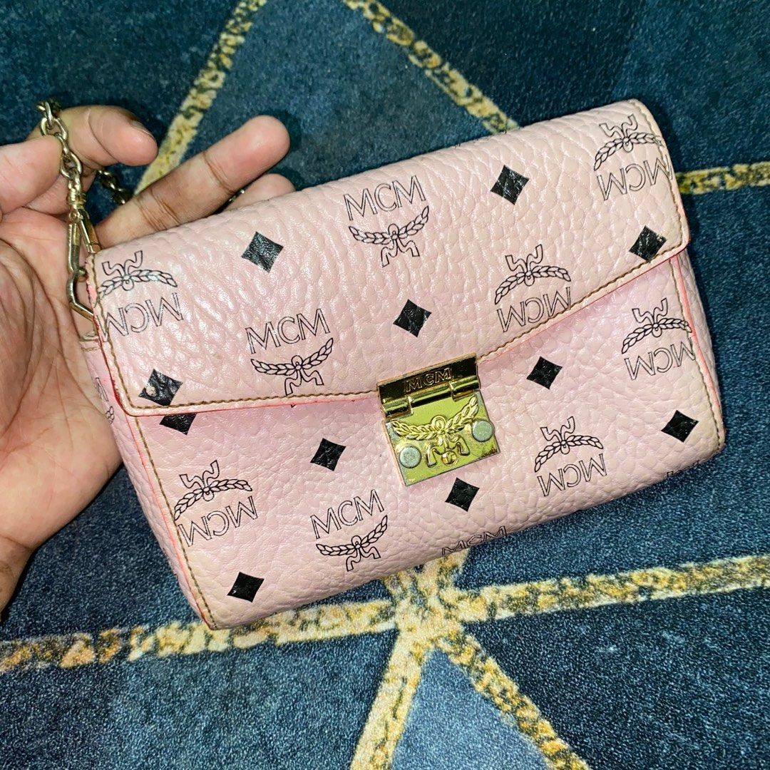 Mcm sling bag pink outlet