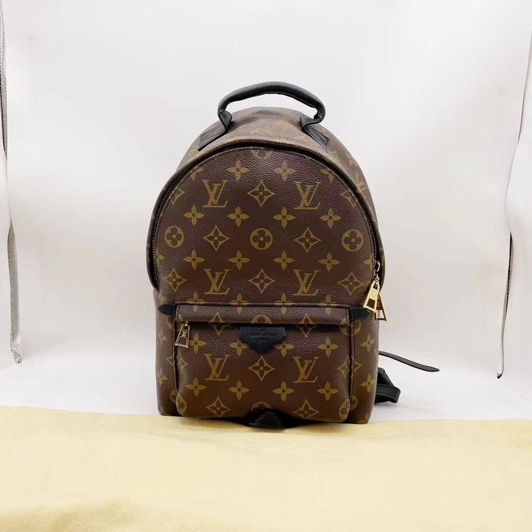 LV Palm Spring Backpack (Used in once), Luxury, Bags & Wallets on Carousell