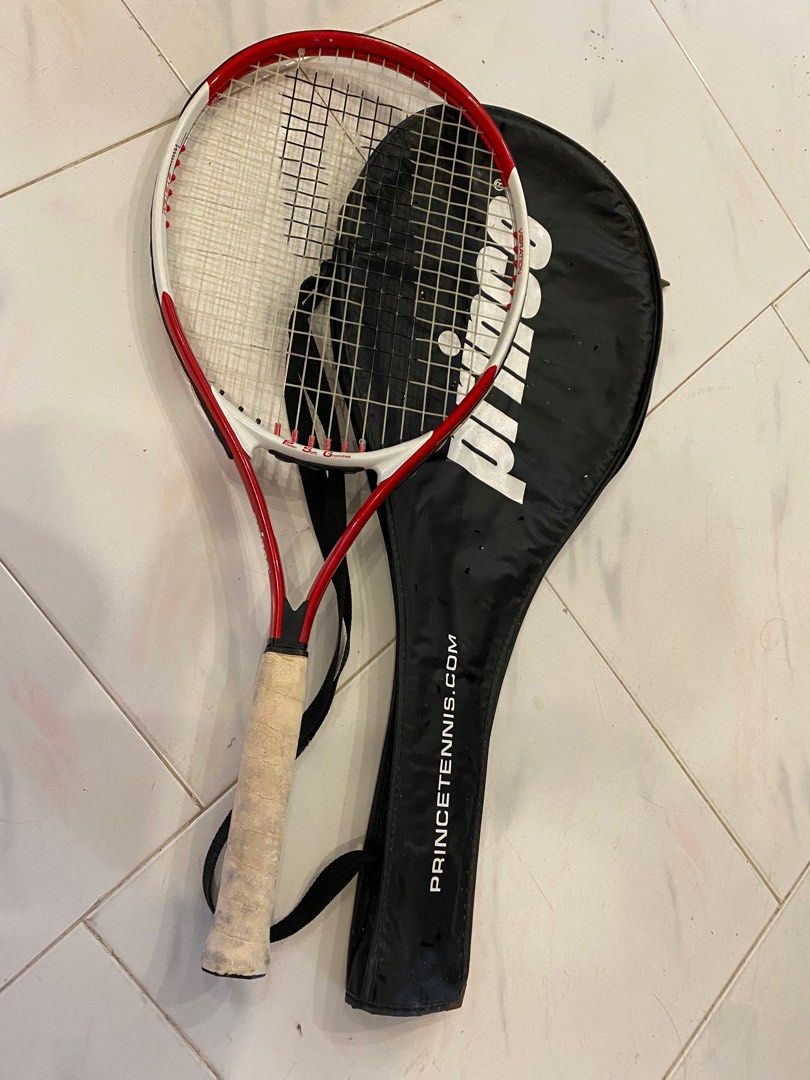 Prince tennis Racket, Sports Equipment, Sports & Games, Racket & Ball