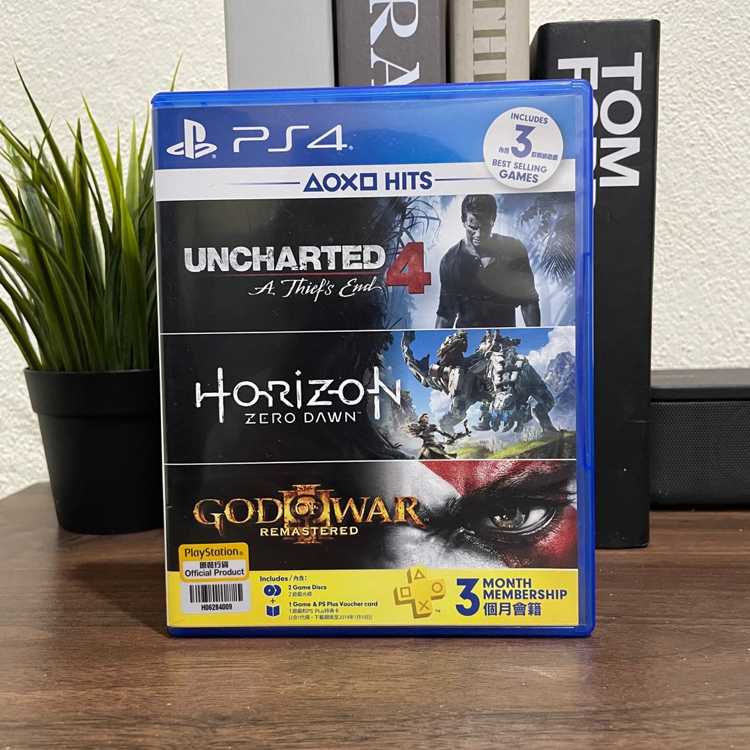 Ps4 bundle horizon uncharted god sale of war