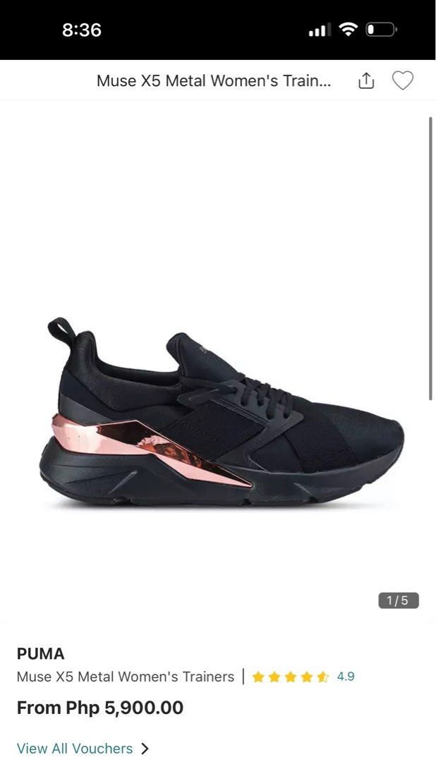 PUMA Muse X5 Metal Women s Sneakers Size US 7