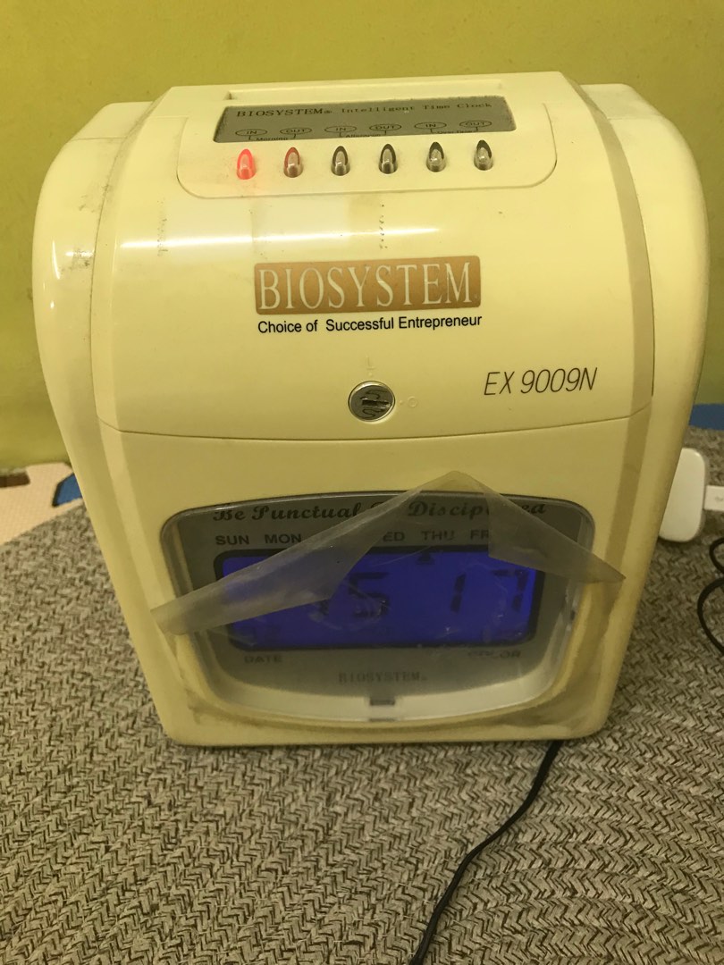 Punch card machine(biosystem), Everything Else, Others on Carousell