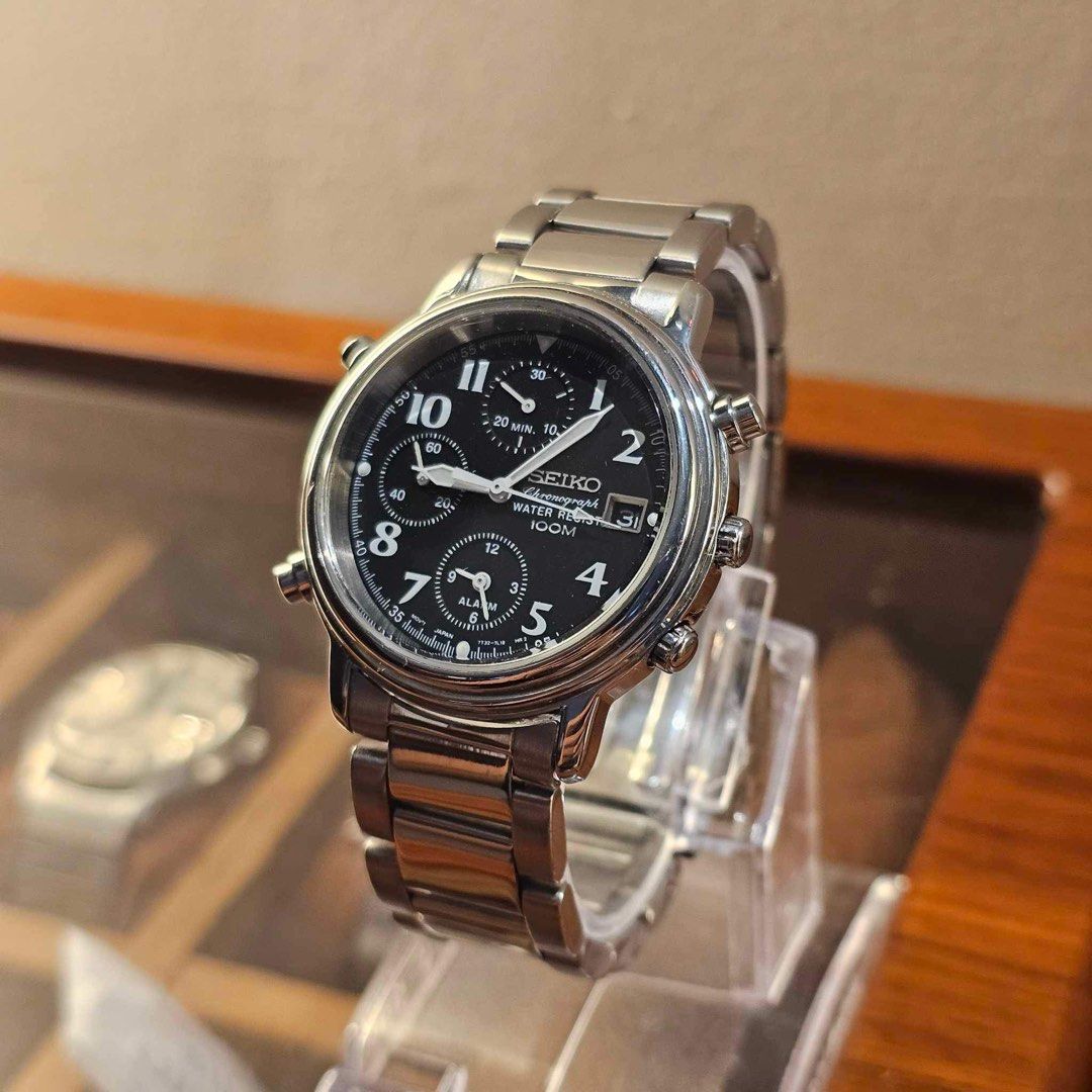 Seiko chronograph deals 1990