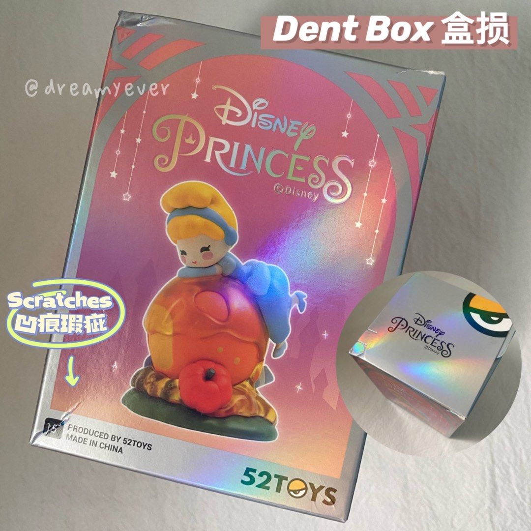[ReadyStock] 52TOYS Disney Princess Dessert Series Figure Box, Hobbies ...