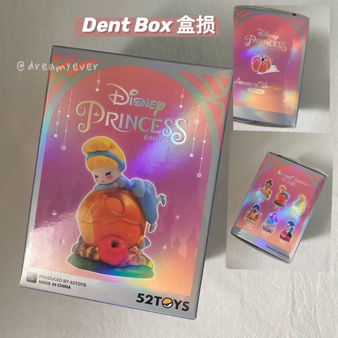 [ReadyStock] 52TOYS Disney Princess Dessert Series Figure Box, Hobbies ...