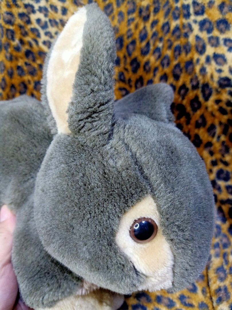 REALISTIC TRI-COLOR BUNNY / RABBIT PLUSH TOY, Hobbies & Toys, Toys ...