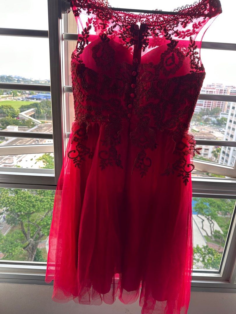 Cheap short red dresses outlet