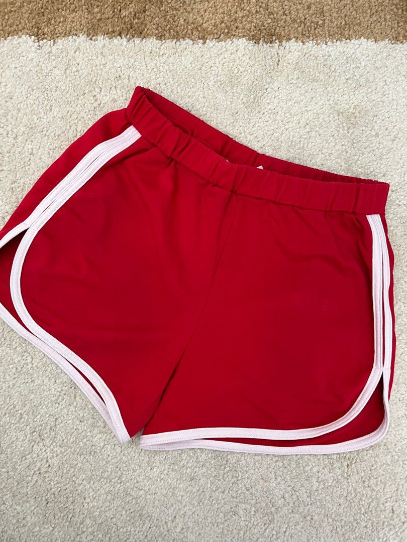 Red shorts 2024 with white trim