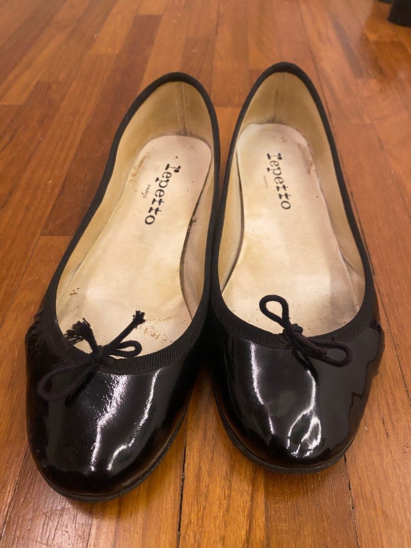 Repetto black ballet flats 2025